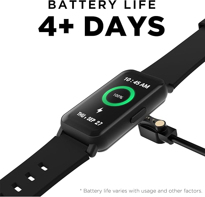 iTouch Smart Watch Fitness Tracker - 1.47" Touch Screen, IP68 Water Resistant, Heart Rate Monitor, Activity Tracker, GPS, 96 Sports Modes, 100+ Watch Faces, Pedometer, Android & iOS