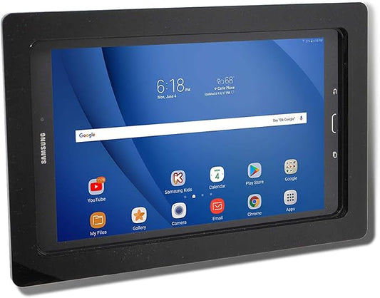 TABcare Security Anti-Theft Acrylic VESA Enclosure for Samsung Galaxy 10.5" Tablet with Wall Mount Kit (Black, TAB S4 10.5)