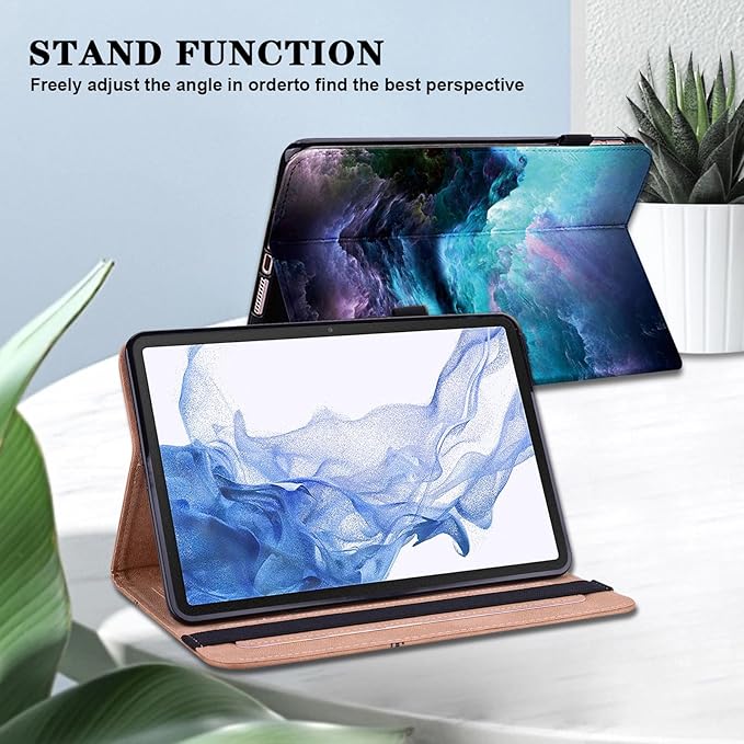 Case for Lenovo Idea Tab Pro 12.7 inch 2025 Tablet, PU Leather Folio Shockproof Protective Cover for Lenovo Idea Tab Pro 12.7" - Starry Sky