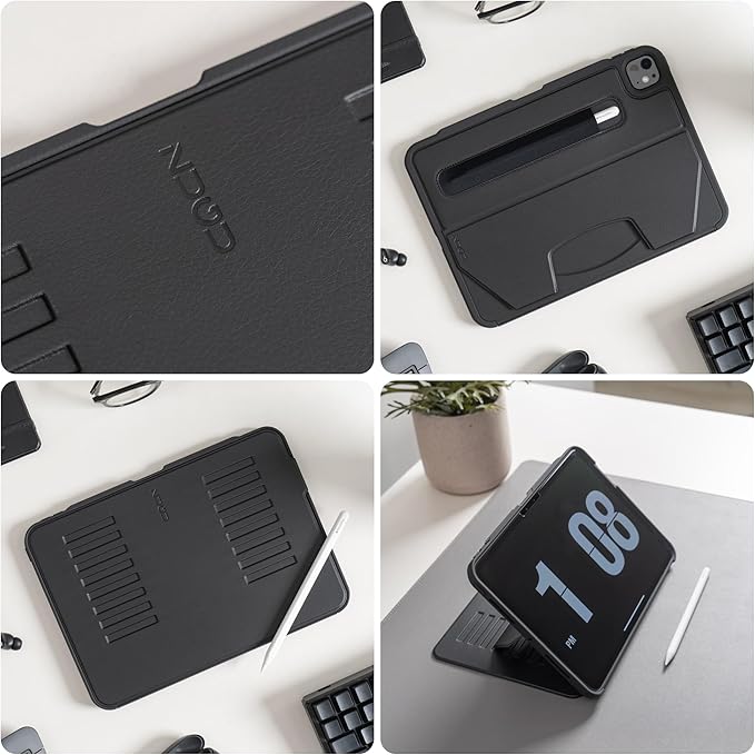 Zugu Case for iPad Pro 13 (M4) 2024, Slim Protective Cover with Apple Pencil Holder, Auto Wake/Sleep, Multiple Viewing Angles, iPad Pro 13 Inch Cover, Phone Protectors, Sand