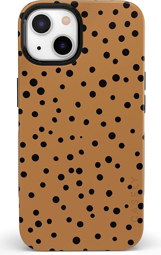 Casely iPhone 14 Case | Spot On | Dotted Animal Print | Compatible with MagSafe | Bold Protective Design