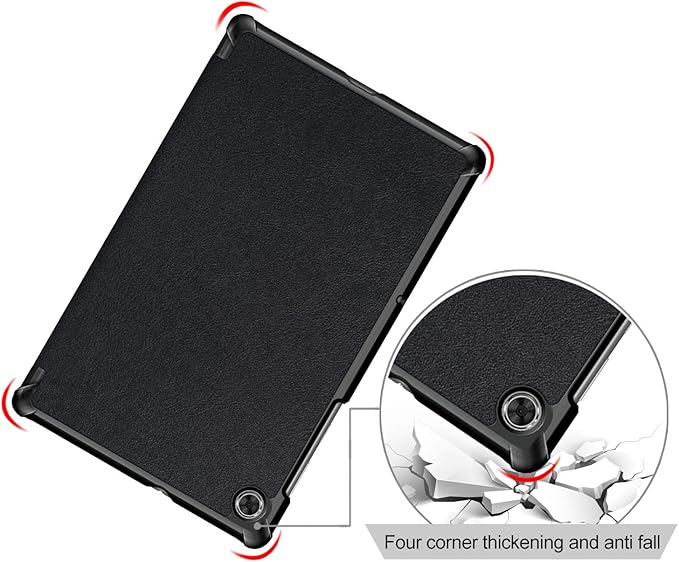 Case for Lenovo Tab M10 FHD Plus 10.3 inches, Smart Case Trifold Stand Slim Lightweight Case Cover with Auto Sleep/Wake for Lenovo Tab M10 FHD Plus (2nd Gen) 10.3 TB-X606F / TB-X606X Black