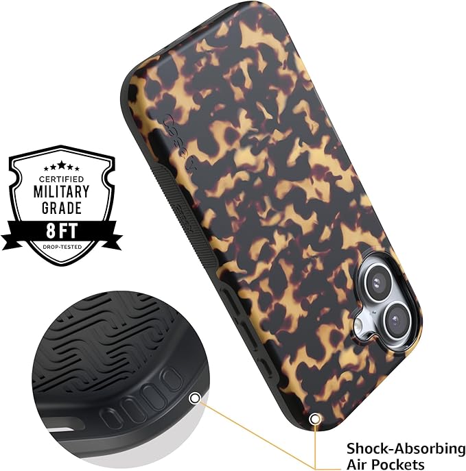 Casely iPhone 17 Case | Shell Shocked | Tortoise Print | Compatible with MagSafe | Bold Protective Design