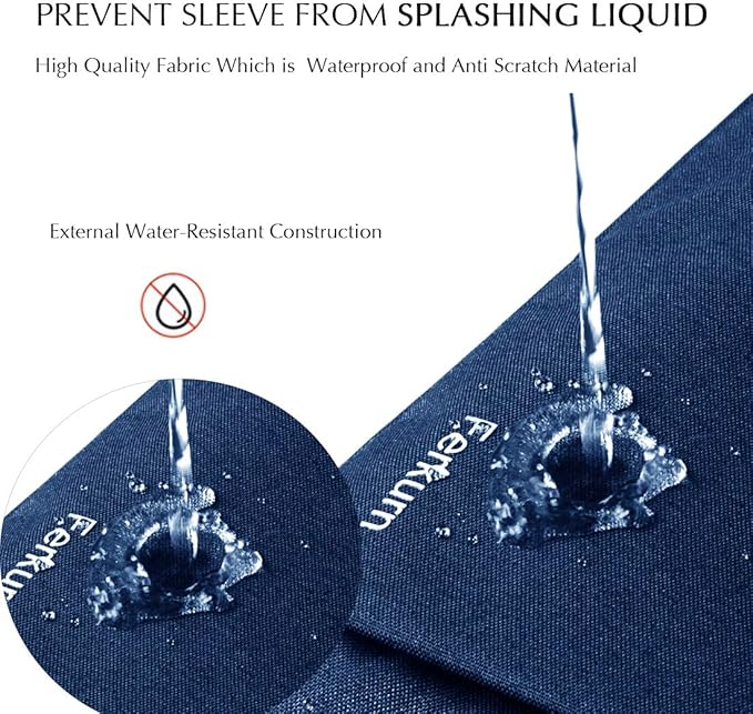 Ferkurn Laptop Case Sleeve for Men Women Chromebook Case Compatible with MacBook Air/Pro Lenovo Surface HP Dell ASUS Acer, 13.3 inch, Blue