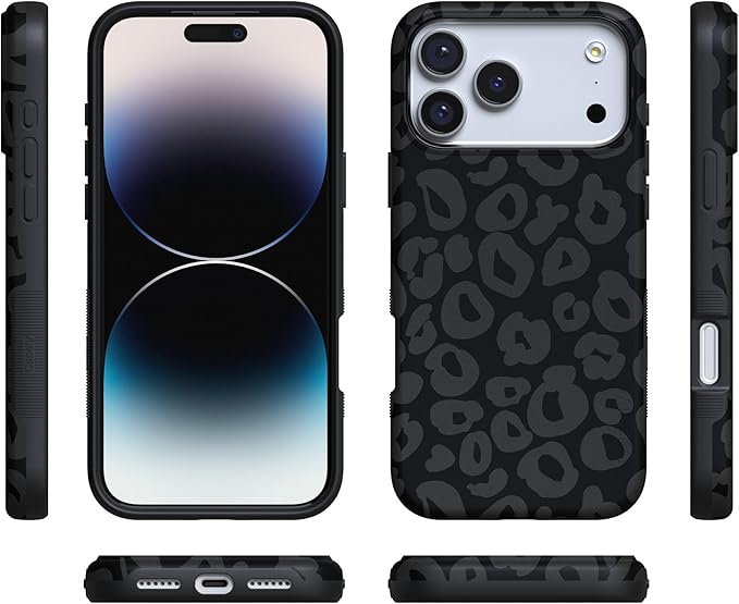 Casely iPhone 17 Pro Case | Into The Wild | Black Leopard | Compatible with MagSafe | Bold Protective Design