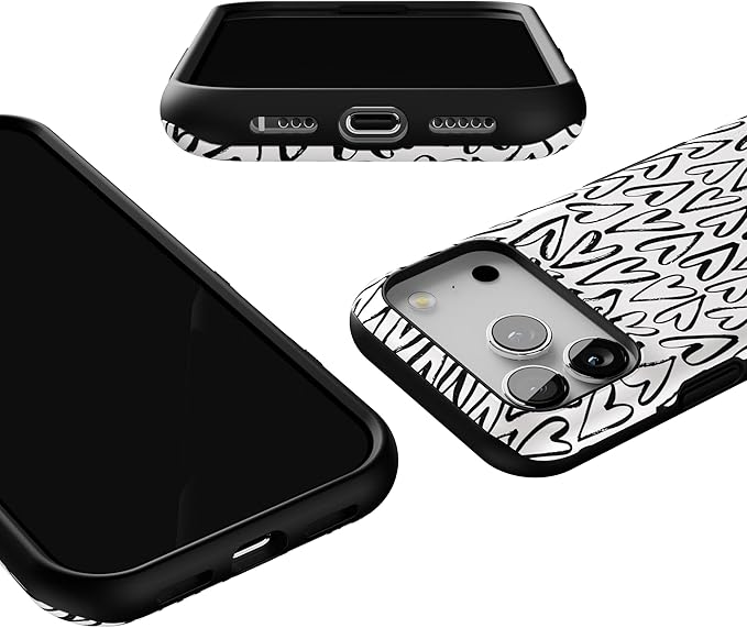 Casely iPhone 17 Pro Case | Heart Throb | Endless Hearts | Bold Protective Design | Compatible with MagSafe