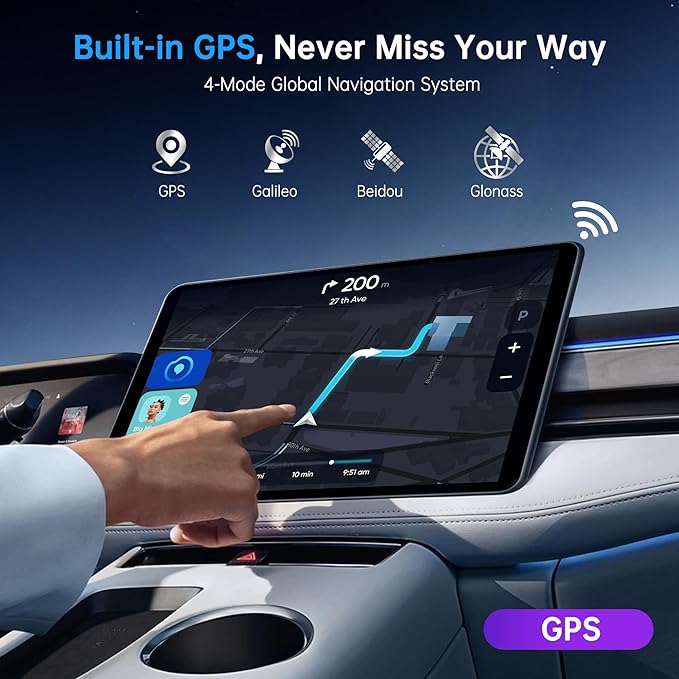 HAOVM Tablet 10 inch Android 14, 4G SIM Unlocked, Kid Tablet with SIM Card Slot, IPS Touch Screen, 2.0GHz Fast Processor, 3GB+32GB+TF Expand,2.4G/5GHz WiFi,8MP Camera, GPS, with Blue case