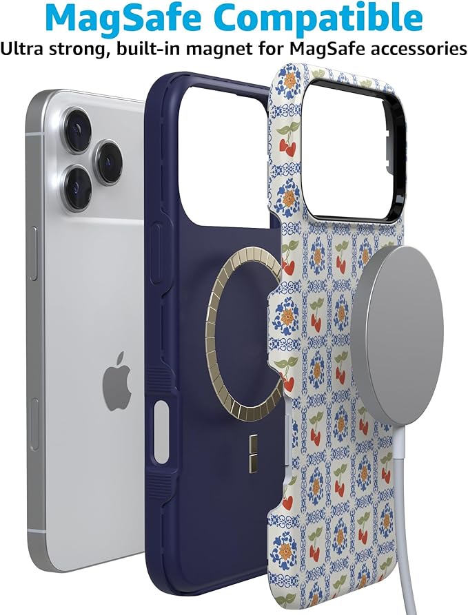 Casely iPhone 17 Pro Case | Palermo | Dippin' Daisy's Italian Coast | Compatible with MagSafe | Bold Protective Design