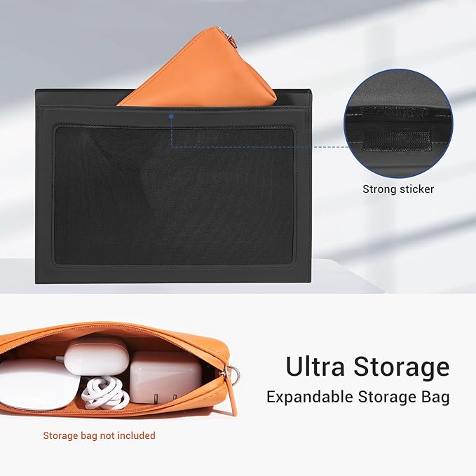 CoBak Case for Microsoft Surface Pro 12" (2025), Premium Business Cover with Multi-Angle Stand, Embedded Stylus Holder, Keyboard Support & Built-in Organizer – Tailored for Professionals,Black