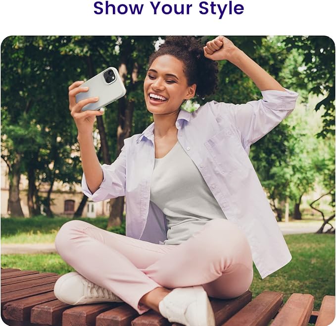 OTOFLY Designed for iPhone 14 Case, Silicone Shockproof Slim Thin Phone Case for iPhone 14 6.1 inch (Stone)