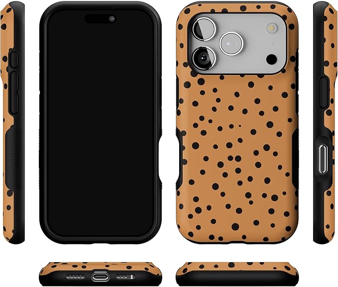Casely iPhone 17 Pro Case | Spot On | Dotted Animal Print | Bold Protective Design | Compatible with MagSafe