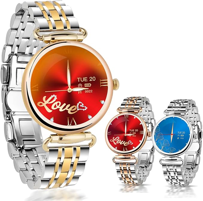 Smart Watches for Women (Answer/Make Calls), 1.28” Fitness Tracker Watch with Heart Rate/Blood Pressure/Sleep Monitor, Smart Watch for Android Phones and iPhone,Valentines Gifts for Her