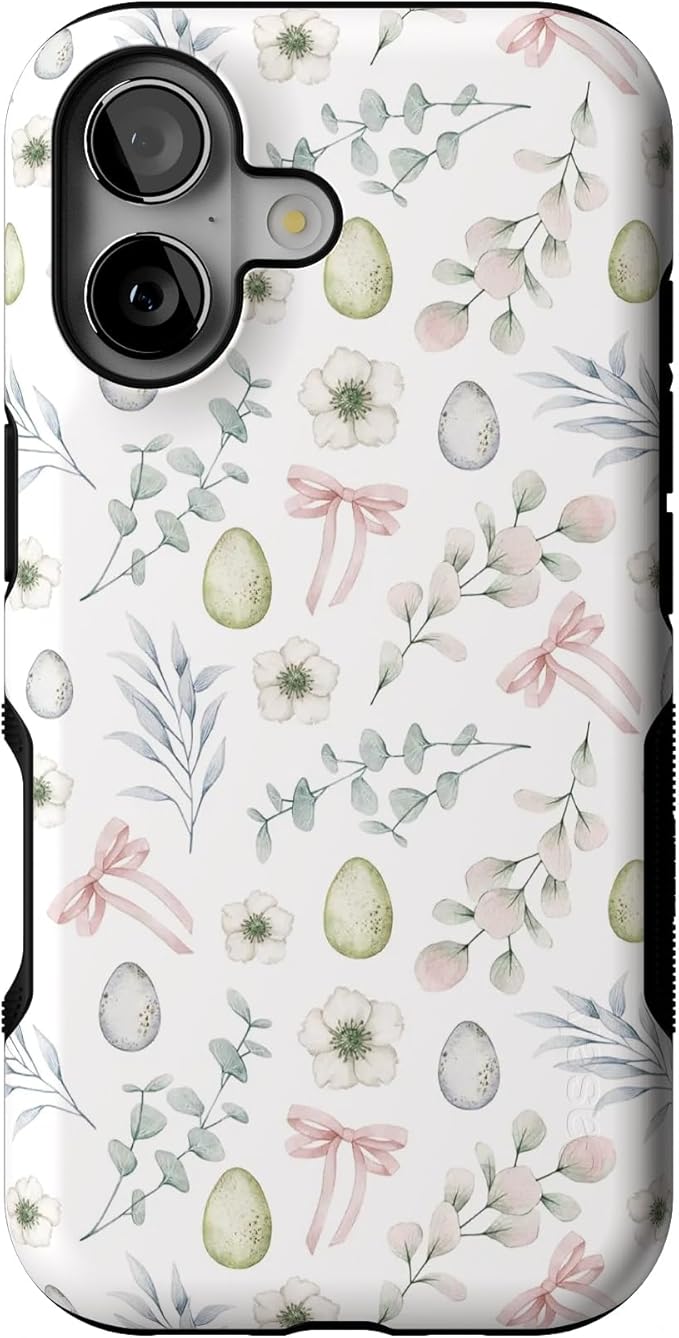 Casely iPhone 17 Case | So Eggxtra | Spring Garden | Bold Protective Design | Compatible with MagSafe