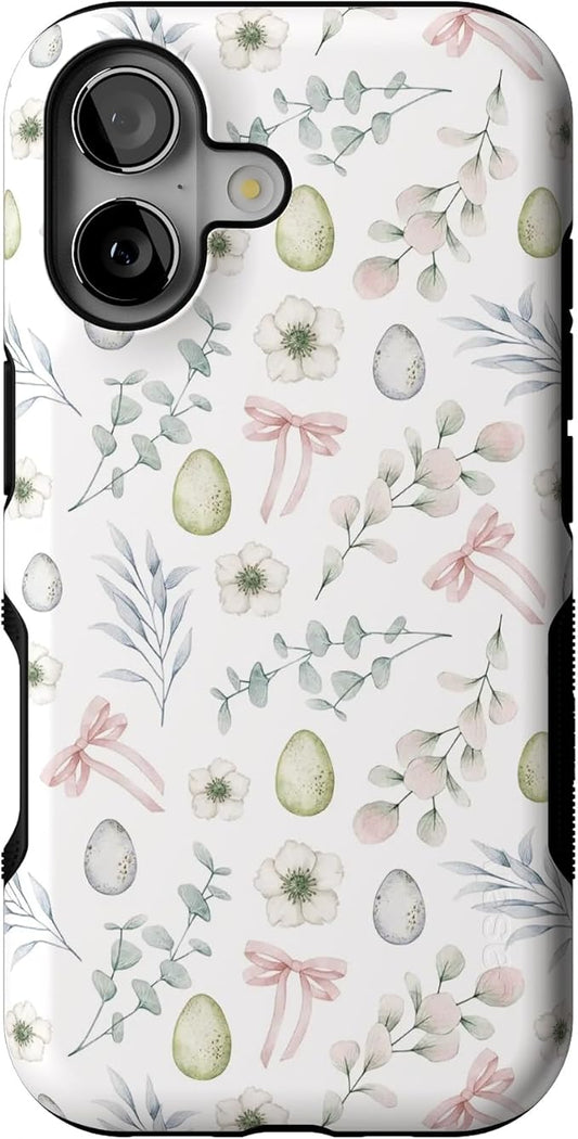 Casely iPhone 17 Case | So Eggxtra | Spring Garden | Bold Protective Design | Compatible with MagSafe