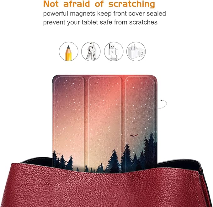 Case Compatible with Nook 9 Lenovo Tablet 2024/Lenovo Tab M9 9Inch Tablet TB310FU 2023 Lightweight Slim Stand Cover,Dusk
