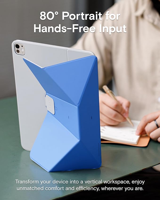 MOFT Dynamic Folio Case for iPad Pro 11 Inch 2024 5th Gen(M4), Silm Magnetic Stand Case with 20+ Viewing Angles, Auto Wake/Sleep, Ultra Thin, Soothing Mist x Misty Cove