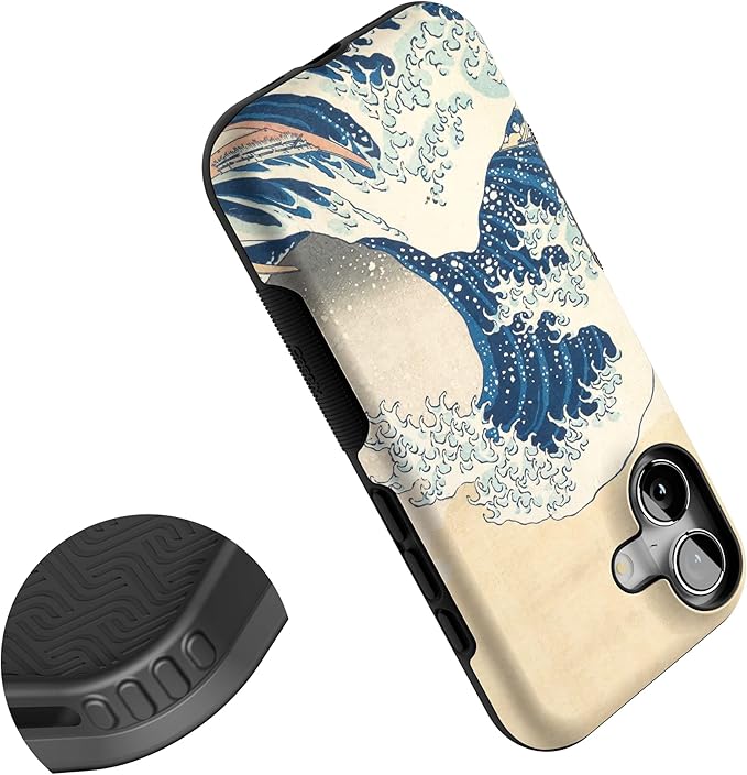 Casely iPhone 17 Case | The Great Wave | The Met Museum | Bold Protective Design | Compatible with MagSafe