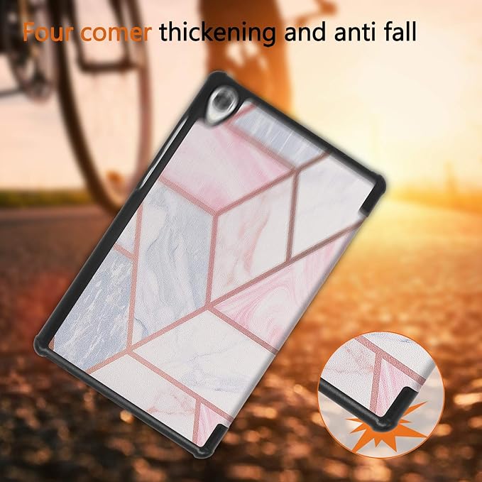 Case for Lenovo Tab M8 8.0'', Smart Case Trifold Stand Slim Lightweight Case Cover for LenovoTab M8 Gen 3 2022/Tab M8 HD LTE 2021/ Tab M8 HD/Smart Tab M8/Tab M8 FHD 2019 M8 8" Tablet Geometry