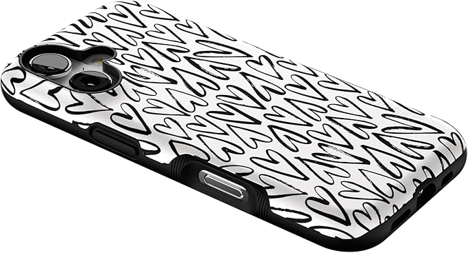 Casely iPhone 17 Case | Heart Throb | Endless Hearts | Bold Protective Design | Compatible with MagSafe