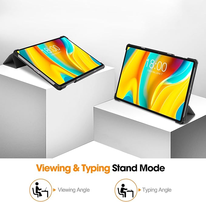 Case for TECLAST T50 Pro 11 inch Tablet, Folding Folio Ultra-Thin PU Leather Stand Case Cover for Teclast T50 Pro Gray