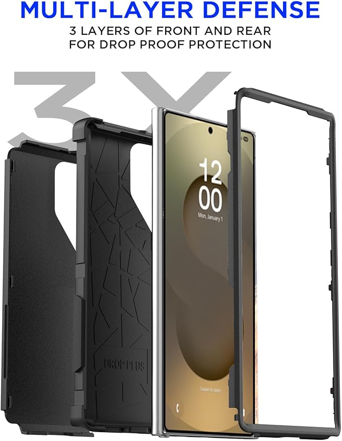 AICase for Samsung Galaxy S25 Ultra Case,3-Layer Heavy Duty Pocket-Friendly Rugged Durable Military Grade Protection Shockproof/Drop Proof/Dust Proof Protective Cover for Galaxy S25 Ultra 2025_1