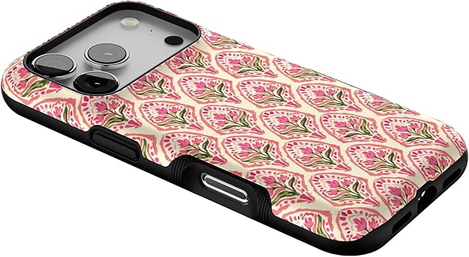 Casely iPhone 17 Pro Case | Tulip Tapestry | Jenna Palek x Casely | Bold Protective Design | Compatible with MagSafe