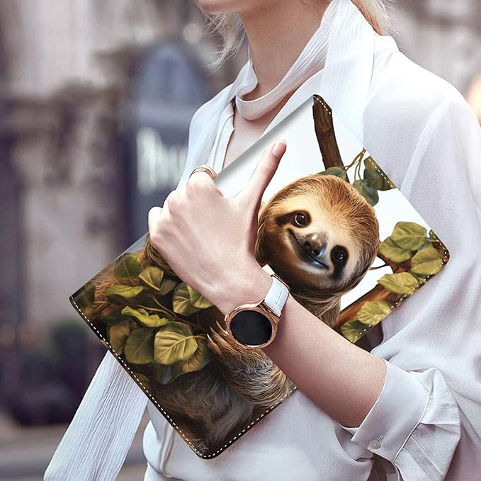 Case for Galaxy Tab A9 Plus ， Auto Sleep/Wake Multi-Angle Viewing Slim Folio Stand Cover for Samsung Galaxy Tab A9+/A9 Plus 11 Inch 2023 (SM-X210/X216/X218), Sloth