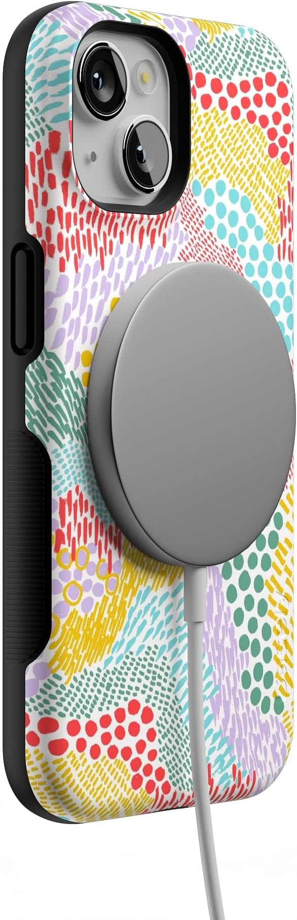 Casely iPhone 14 Case | Color Me Happy | Pattern Colorblock | Compatible with MagSafe | Bold Protective Design