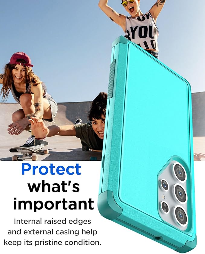 AICase for Samsung Galaxy S25 Ultra Case,3-Layer Heavy Duty Pocket-Friendly Rugged Durable Military Grade Protection Shockproof/Drop Proof/Dust Proof Protective Cover for Galaxy S25 Ultra 2025_3