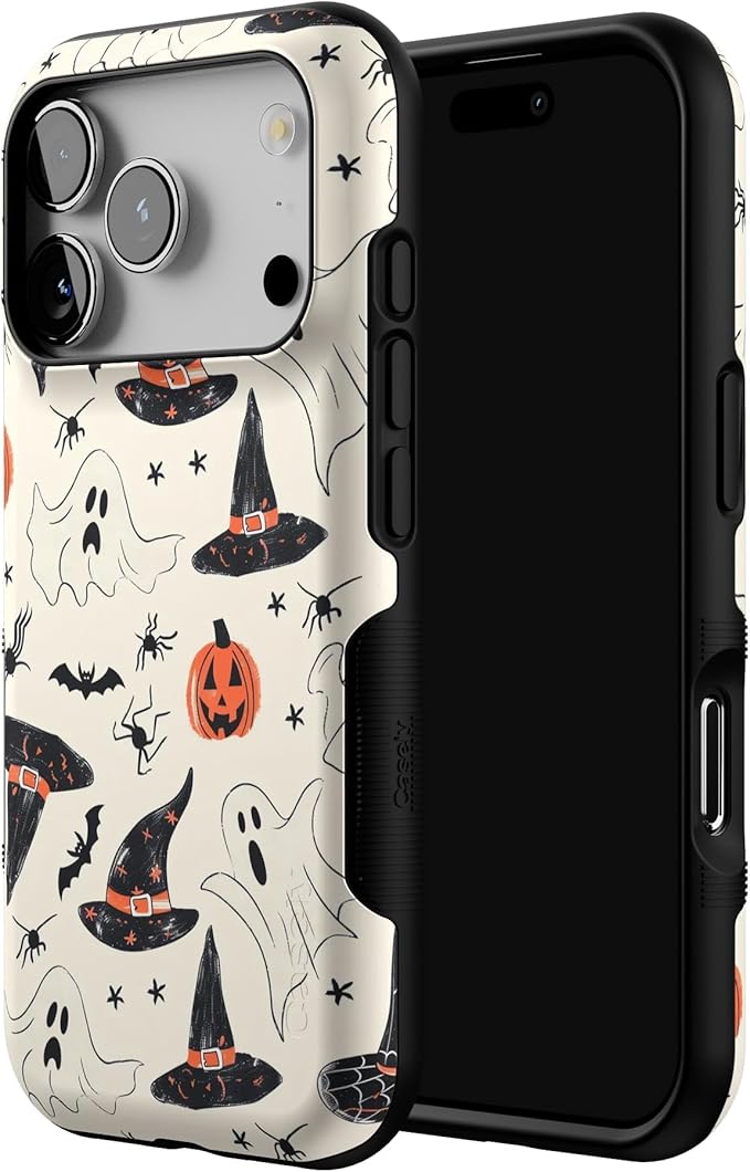 Casely iPhone 17 Pro Case | Feeling Witchy | Haunted Halloween | Bold Protective Design | Compatible with MagSafe