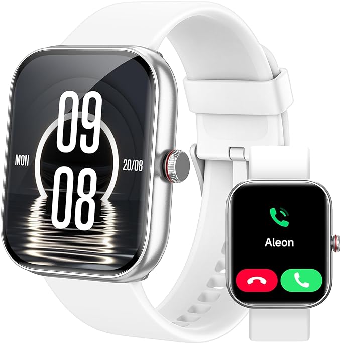 Smart Watch for Women Men, Smartwatch for iPhone & Android Bluetooth (Answer/Call) Built-in Alexa, 1.91" HD Fitness Tracker with 105+ Sport Modes, IP68 Waterproof, Sleep/Heart Rate/SpO2/Stress Monitor