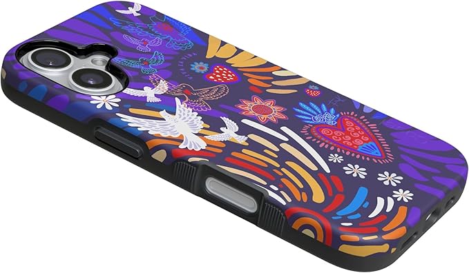 Casely iPhone 17 Case | Viva La Vida | Frida Kahlo Collage | Compatible with MagSafe | Bold Protective Design