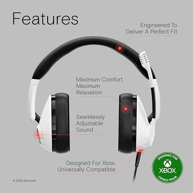 H3 Xbox Edition Headphones | Wired Closed Acoustic Gaming Headset | Designed for Xbox, PC, Mac, PS5, PS4, Nintendo Switch