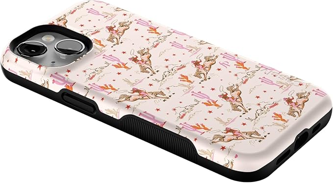 Casely iPhone 14 Case | Cowgirl Canyon | FashionPass x Casely | Compatible with MagSafe | Bold Protective Design
