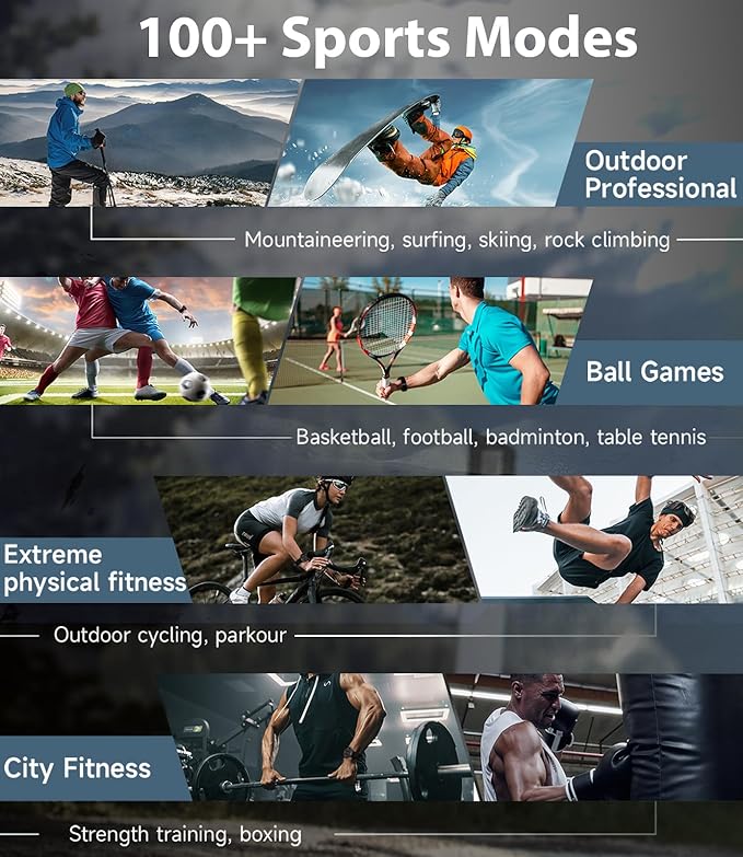 Smart Watches for Men (Bluetooth Call), 1.85" Extra Large Screen Smartwatch with LED Flashlight, 800mAh Extra-Long Battery, 100+ Sports Fitness Tracker Watch with Sleep for Android iOS