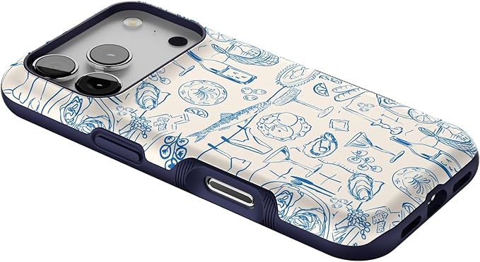 Casely iPhone 17 Pro Case | Amalfi Aperitivo | Dolce Vita | Bold Protective Design | Compatible with MagSafe
