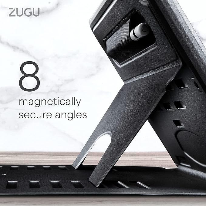 ZUGU CASE for 10.2 Inch iPad 7th / 8th / 9th Generation Case (2021/2020/2019), Protective, Thin, Sleek Design, Magnetic Stand, Sleep/Wake Cover, Magnetic Cover, Olive Green