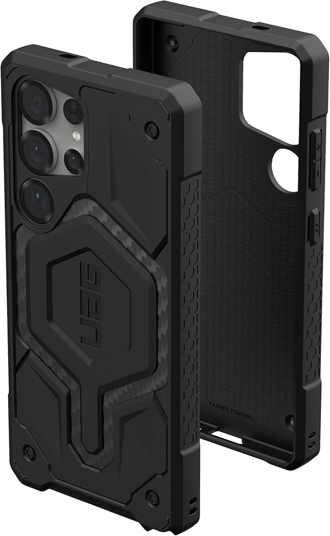 URBAN ARMOR GEAR UAG for Samsung Galaxy S25 Ultra Case 6.9" Monarch Pro - Compatible with Magnetic Charging Premium Rugged Military Drop Tested Protective Cover, Carbon Fiber
