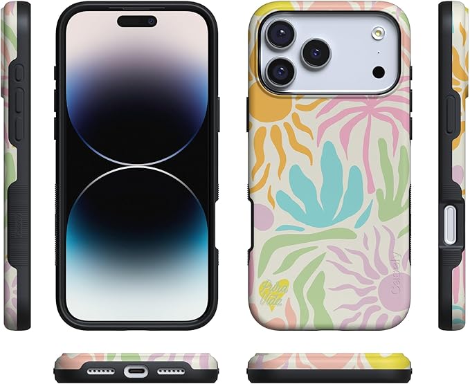 Casely iPhone 17 Pro Case | Oasis | Pura Vida | Compatible with MagSafe | Bold Protective Design