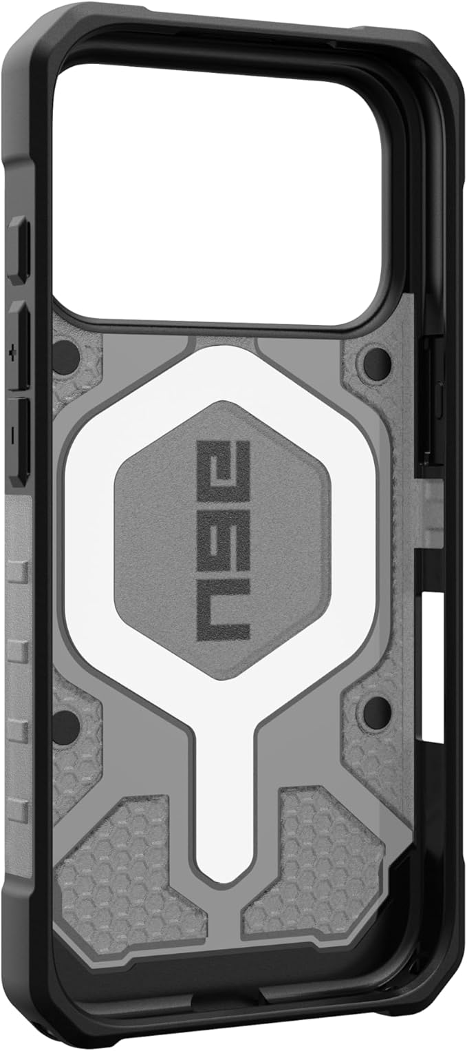 URBAN ARMOR GEAR UAG Designed for iPhone 17 Pro Case Pathfinder Clear - Compatible with MagSafe Military Grade Protective Cover, Ash/Black