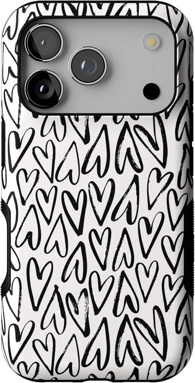 Casely iPhone 17 Pro Case | Heart Throb | Endless Hearts | Bold Protective Design | Compatible with MagSafe