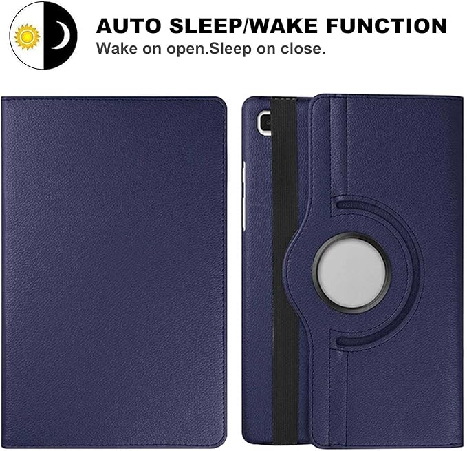 Case for Samsung Galaxy Tab A9+/A9 Plus 11'' 2023 (SM-X210/X216/X218), 360 Degree Rotating Stand Case Smart Protective Cover, with Stylus Pen,Screen Film (Blue)