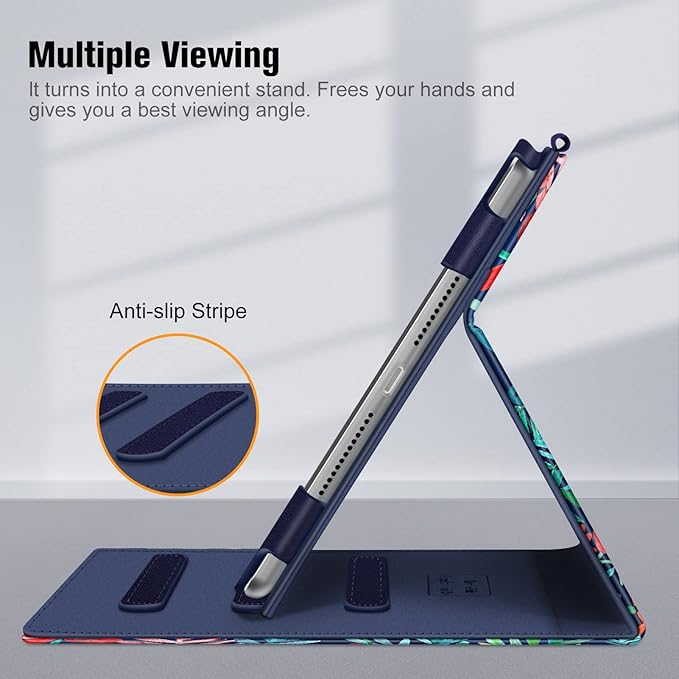 Fintie Case for iPad 9th / 8th / 7th Generation (2021/2020/2019) 10.2 Inch - [Corner Protection] Multi-Angle Viewing Stand Cover with Pocket & Pencil Holder, Auto Sleep Wake, Jungle Night