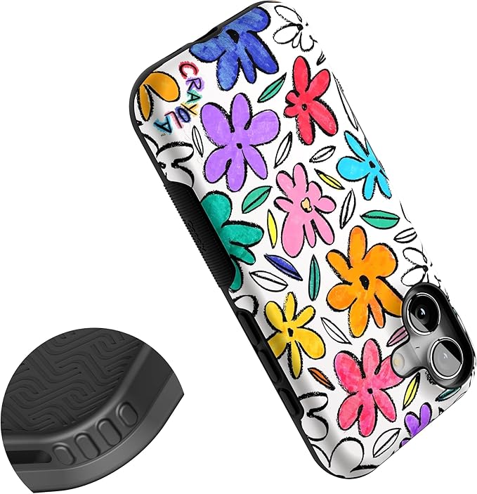 Casely iPhone 17 Case | Outside The Lines | Crayola Marker | Bold Protective Design | Compatible with MagSafe