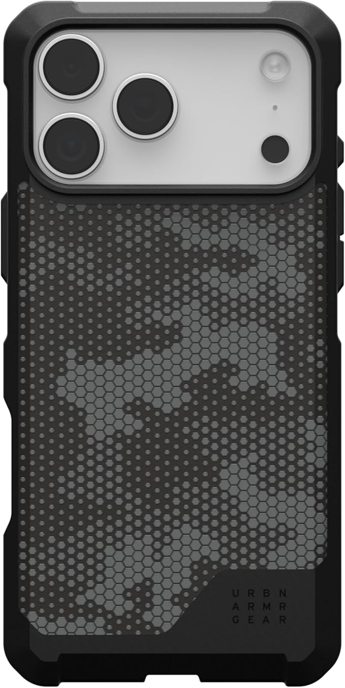 URBAN ARMOR GEAR UAG Designed for iPhone 17 Pro Max Case Metropolis LT - Compatible with MagSafe Military Grade Protective Cover, Micro Hex Camo Graphite