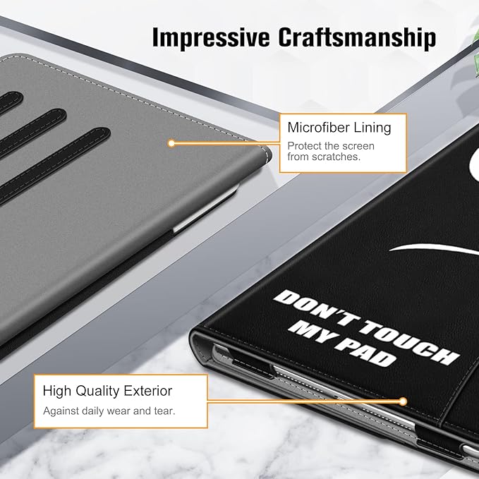 Fintie Case for iPad 9th / 8th / 7th Generation (2021/2020/2019) 10.2 Inch - [Corner Protection] Multi-Angle Viewing Stand Cover with Pocket & Pencil Holder, Auto Sleep Wake, Don't Touch