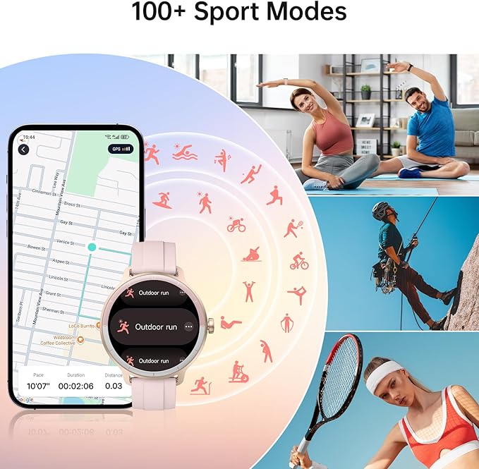 Smart Watch for Men Women(Answer/Make Calls), Smartwatch Built-in AI Voice, 1.27" HD Fitness Tracker with Heart Rate/Sleep/Step/SpO2 Monitor, 100+ Sports Modes, IP68 Waterproof Watch for Android iOS