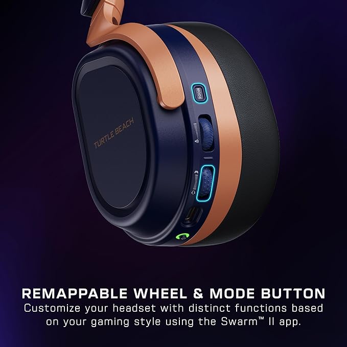 Turtle Beach Stealth 700 Gen 3 Wireless Multiplatform Amplified Gaming Headset for Xbox Series X|S, Xbox One, PC, PS5, Mobile – 60mm Drivers, AI Noise-Cancelling Mic, Bluetooth, 80-Hr Battery – Cobalt