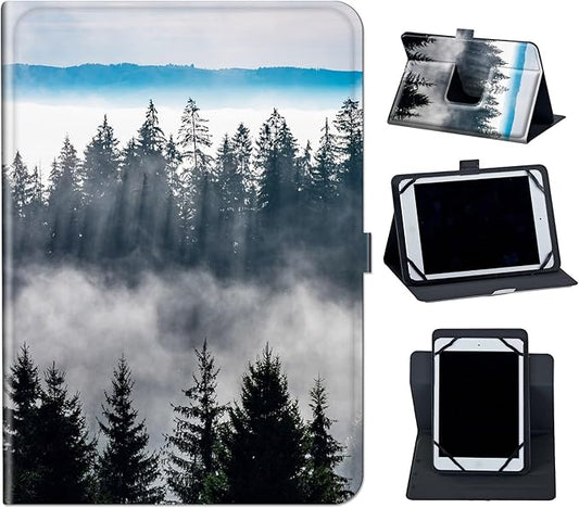 Case for Lenovo Tab P11 Pro Gen 2 11.2" 2022,Mxfdegf 360 Degree Rotating Stand and Magnetic Closure Case for 11.2 inch Lenovo Tab P11 Pro 2nd Generation,Nature Mountain Forest