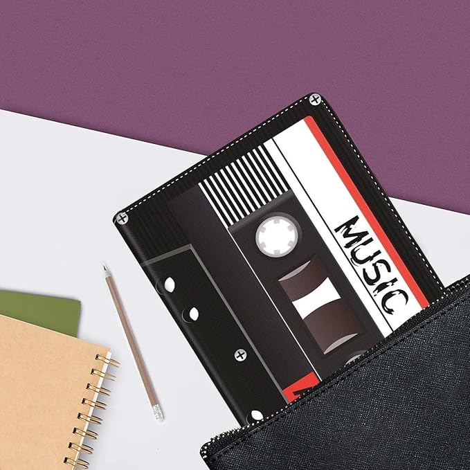 Case for Samsung Galaxy Tab A9 Plus 11 inch 2023，Slim Fit Foldable Standing Cover with Auto Sleep/Wake for Galaxy Tab A9+ 11’2023 (SM-X210/X216/X218)，Retro Audio Cassette Tape